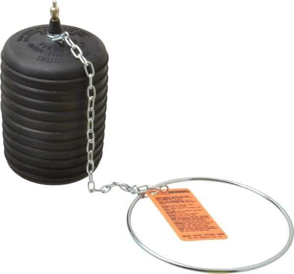 Oatey - 5" Pipe Test Ball Plugs - For Sealing Rounds & Out-Of-Round Pipes - Industrial Tool & Supply