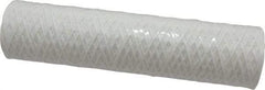 Parker - 2-1/2" OD, 5µ, Cotton String-Wound Cartridge Filter - 10" Long - Industrial Tool & Supply