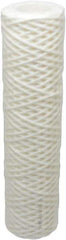 Parker - 2-1/2" OD, 50µ, Cotton String-Wound Cartridge Filter - 10" Long - Industrial Tool & Supply