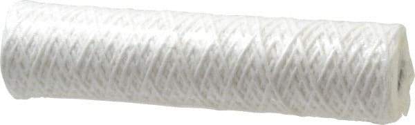 Parker - 2-1/2" OD, 5µ, Cotton String-Wound Cartridge Filter - 10" Long - Industrial Tool & Supply