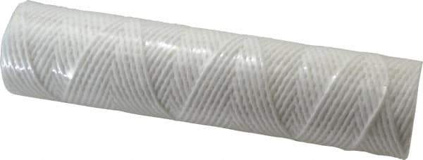 Parker - 2-1/2" OD, 10µ, Cotton String-Wound Cartridge Filter - 10" Long - Industrial Tool & Supply