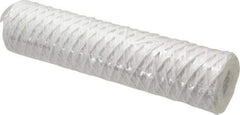 Parker - 2-1/2" OD, 1µ, Acetate Cotton String-Wound Cartridge Filter - 10" Long - Industrial Tool & Supply