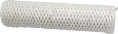 Parker - 2-1/2" OD, 50µ, Acetate Cotton String-Wound Cartridge Filter - 10" Long - Industrial Tool & Supply