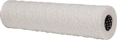 Parker - 2-1/2" OD, 5µ, Cotton String-Wound Cartridge Filter - 10" Long - Industrial Tool & Supply