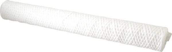 Parker - 2-1/2" OD, 50µ, Acetate Cotton String-Wound Cartridge Filter - 20" Long - Industrial Tool & Supply