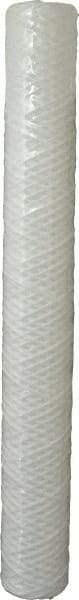 Parker - 2-1/2" OD, 50µ, Polypropylene Cotton String-Wound Cartridge Filter - 20" Long - Industrial Tool & Supply