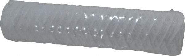 Parker - 2-1/2" OD, 1µ, Polypropylene Cotton String-Wound Cartridge Filter - 10" Long - Industrial Tool & Supply