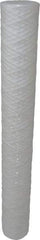 Parker - 2-1/2" OD, 5µ, Polypropylene Cotton String-Wound Cartridge Filter - 20" Long - Industrial Tool & Supply