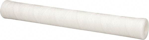 Parker - 2-1/2" OD, 10µ, Polypropylene Cotton String-Wound Cartridge Filter - 20" Long - Industrial Tool & Supply