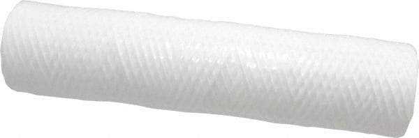 Parker - 2-1/2" OD, 25µ, Polypropylene Cotton String-Wound Cartridge Filter - 10" Long - Industrial Tool & Supply