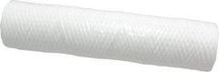 Parker - 2-1/2" OD, 25µ, Polypropylene Cotton String-Wound Cartridge Filter - 10" Long - Industrial Tool & Supply