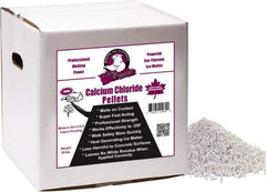 Bare Ground Solutions - 40 Lb Box Calcium Chloride Pellets - Effective to -20°F - Industrial Tool & Supply