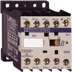 Schneider Electric - 2NC/2NO, 12 VDC Control Relay - 17 V - Industrial Tool & Supply