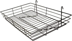 ECONOCO - 4-1/2 High, Open Shelving Accessory/Component - Semi-Gloss Finish, 24" Long, Use with Wire Grid Panels - Industrial Tool & Supply