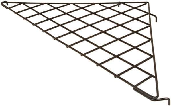 ECONOCO - Open Shelving Accessory/Component - 34-1/2" Long, Use with Wire Grid Panels - Industrial Tool & Supply