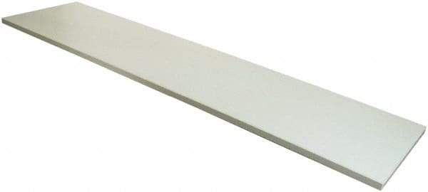 ECONOCO - Open Shelving Accessory/Component - Melamine Finish, 48" Long, Use with Slatwall, Gridwall or Slotted Standard Brackets - Industrial Tool & Supply
