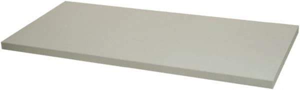 ECONOCO - Open Shelving Accessory/Component - Melamine Finish, 24" Long, Use with Slatwall, Gridwall or Slotted Standard Brackets - Industrial Tool & Supply