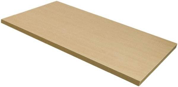 ECONOCO - Open Shelving Accessory/Component - Melamine Finish, 24" Long, Use with Slatwall, Gridwall or Slotted Standard Brackets - Industrial Tool & Supply
