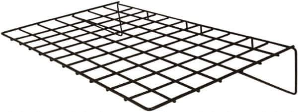 ECONOCO - Open Shelving Accessory/Component - Semi-Gloss Finish, 23-1/2" Long, Use with Grid Panels - Industrial Tool & Supply