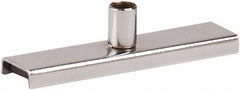 ECONOCO - Open Shelving Accessory/Component - Chrome Plated Finish, 4" Long, Use with 1/4" & 3/8" Threaded Stem - Industrial Tool & Supply
