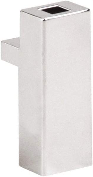 ECONOCO - Open Shelving Accessory/Component - Chrome Plated Finish, 2-5/8" Long, Use with 3/8" Swedged Stem - Industrial Tool & Supply