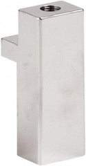 ECONOCO - Open Shelving Accessory/Component - Chrome Plated Finish, 2-5/8" Long, Use with 3/8" Threaded Stem - Industrial Tool & Supply