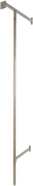 ECONOCO - 16" Wide, 84 High, Open Shelving Accessory/Component - Chrome Plated Finish, Use with Cornice - Industrial Tool & Supply