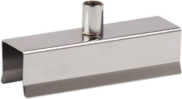 ECONOCO - Open Shelving Accessory/Component - Chrome Plated Finish, Use with 1" Square Tubing - Industrial Tool & Supply