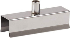 ECONOCO - Open Shelving Accessory/Component - Chrome Plated Finish, Use with 1" Square Tubing - Industrial Tool & Supply