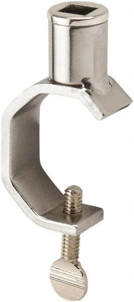 ECONOCO - Open Shelving Accessory/Component - Chrome Plated Finish, Use with Round, Square, Rectangular Tubing - Industrial Tool & Supply