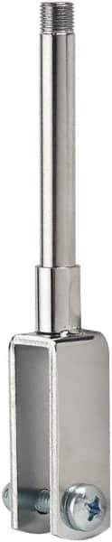 ECONOCO - Open Shelving Accessory/Component - Chrome Plated Finish, Use with 1/2 x 1-1/2" Rectangular Tubing - Industrial Tool & Supply