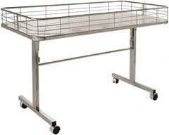 ECONOCO - 23-1/2" Wide x 31" High x 4-5/8" Deep, Folding Dump Table - Industrial Tool & Supply