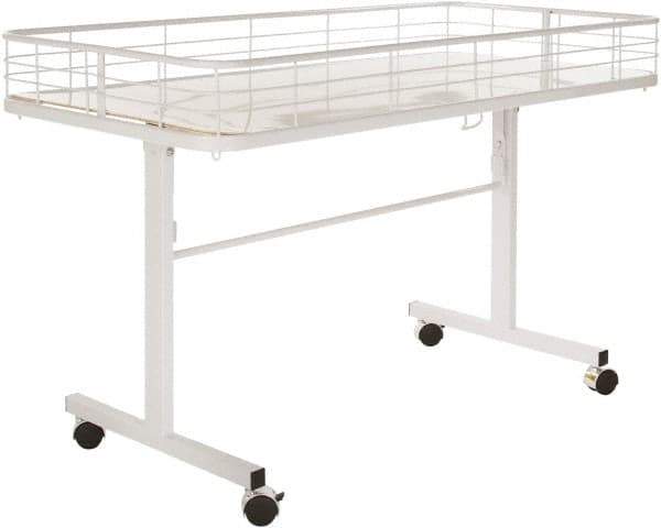 ECONOCO - 23-1/2" Wide x 31" High x 4-5/8" Deep, Folding Dump Table - Industrial Tool & Supply