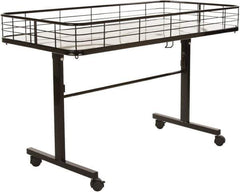 ECONOCO - 23-1/2" Wide x 31" High x 4-5/8" Deep, Folding Dump Table - Industrial Tool & Supply