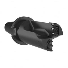 Allied Machine and Engineering - 3-31/64" Max Drill Depth, 1xD, 81.3mm Diam, Indexable Insert Drill - Industrial Tool & Supply