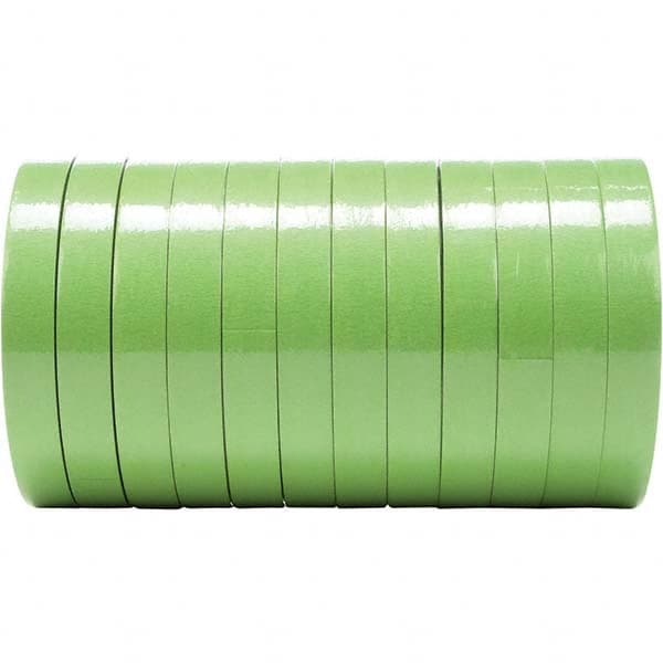 3M - 3mm Wide x 55 m x 6.7 mil Green Paper Masking Tape - Industrial Tool & Supply