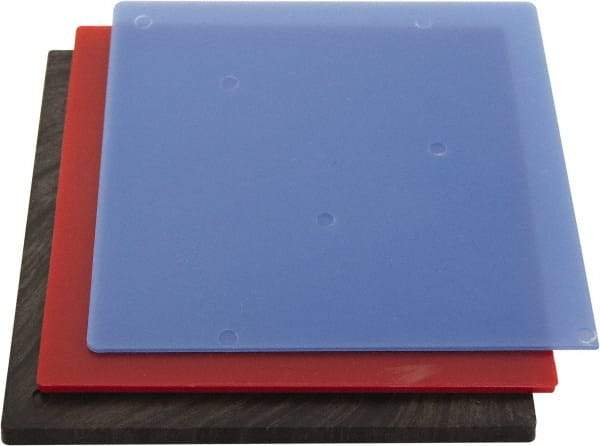 Precision Brand - 250 Piece, 4" Wide x 8" Long Polystyrene Masonry Shim - Blue, ±10% Tolerance - Industrial Tool & Supply