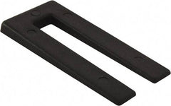 Precision Brand - 500 Piece, 2" Wide x 3" Long Polystyrene Taper Shim - Black, ±10% Tolerance - Industrial Tool & Supply