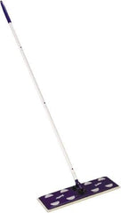 Swiffer - Green & Silver Mop - 17" Long x 5" Wide Head, 46" Long Handle, Microfiber Head - Industrial Tool & Supply
