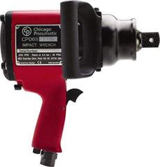 Chicago Pneumatic - 1" Drive, 3,500 RPM, 2,800 Ft/Lb Torque Impact Wrench - Pistol Grip Handle, 1,020 IPM, 48 CFM, 90 psi, 1/2" NPT Inlet - Industrial Tool & Supply