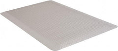 PRO-SAFE - 39' Long x 3' Wide, Dry Environment, Anti-Fatigue Matting - Gray, Vinyl with Vinyl Sponge Base, Beveled on 4 Sides - Industrial Tool & Supply