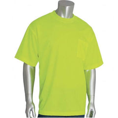 PIP - Size S Hi-Vis Yellow High Visibility Short Sleeve T-Shirt - Industrial Tool & Supply
