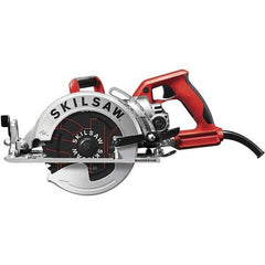 Skilsaw - 15 Amps, 7-1/4" Blade Diam, 5,300 RPM, Electric Circular Saw - 120 Volts, 8' Cord Length, 5/8" Arbor Hole, Left Blade - Industrial Tool & Supply