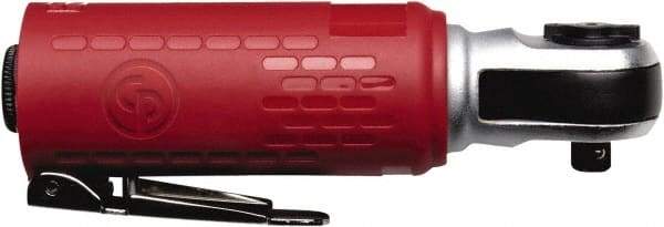 Chicago Pneumatic - 1/4" Drive, 270 RPM, 27 Ft/Lb Torque Ratchet Wrench - Inline Handle, 12 CFM, 90 psi, 1/4" NPT Inlet - Industrial Tool & Supply