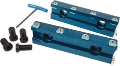 Kurt - 1.075" Jaw Width, Quick Change Jaw System, Vise Jaw Set - Aluminum Alloy, Bolt On, Soft Jaws - Industrial Tool & Supply