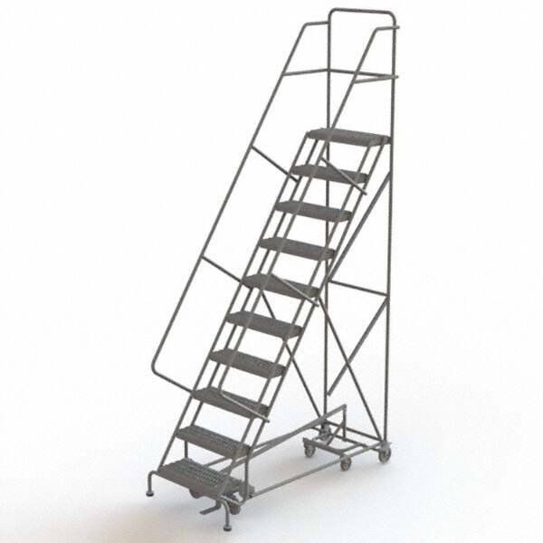 TRI-ARC - Rolling & Wall Mounted Ladders & Platforms Type: All-Directional Ladder Style: Rolling Safety Ladder - Industrial Tool & Supply