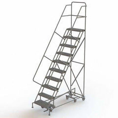 TRI-ARC - Rolling & Wall Mounted Ladders & Platforms Type: All-Directional Ladder Style: Rolling Safety Ladder - Industrial Tool & Supply