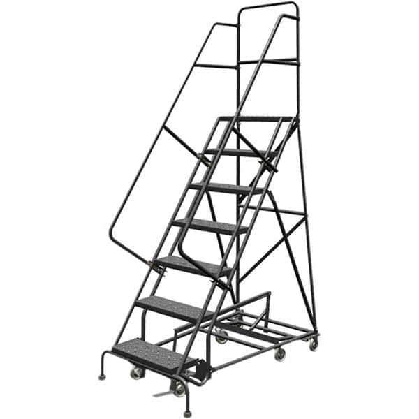 TRI-ARC - Rolling & Wall Mounted Ladders & Platforms Type: All-Directional Ladder Style: Rolling Safety Ladder - Industrial Tool & Supply