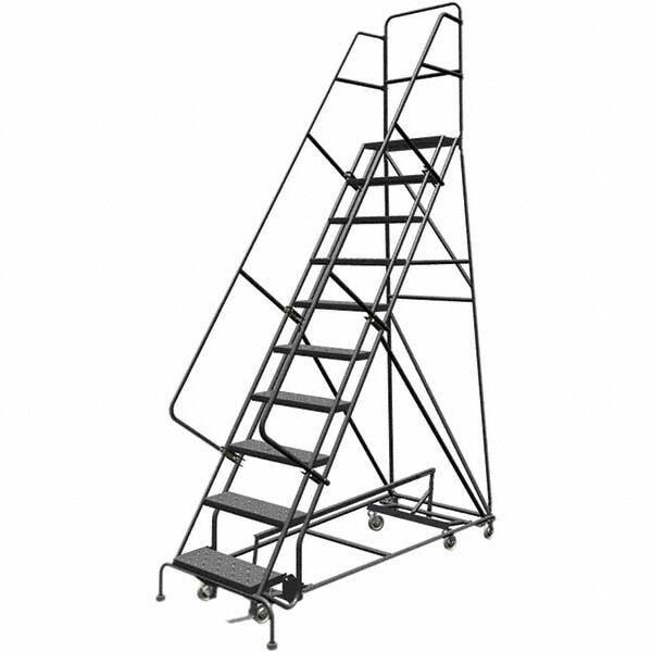 TRI-ARC - Rolling & Wall Mounted Ladders & Platforms Type: All-Directional Ladder Style: Rolling Safety Ladder - Industrial Tool & Supply