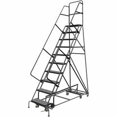 TRI-ARC - Rolling & Wall Mounted Ladders & Platforms Type: All-Directional Ladder Style: Rolling Safety Ladder - Industrial Tool & Supply
